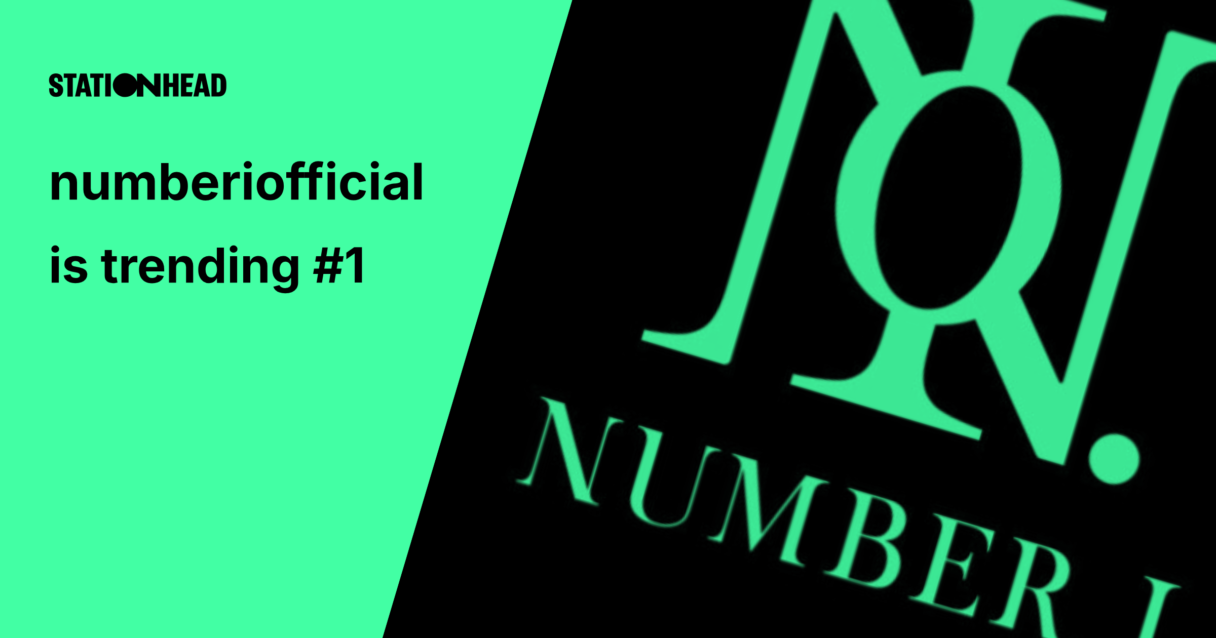 numberiofficial is trending #1 on Stationhead!